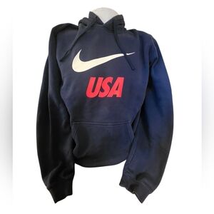 Nike Dark Blue Hoodie‎ with USA Design Size Medium